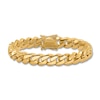Men's Curb Link Chain Bracelet 14K Yellow Gold 10.7mm 8.25"