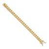 Thumbnail Image 2 of Men's Solid Curb Link Chain Bracelet 14K Yellow Gold 10.7mm 8.25"