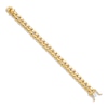 Thumbnail Image 1 of Men's Solid Curb Link Chain Bracelet 14K Yellow Gold 10.7mm 8.25"