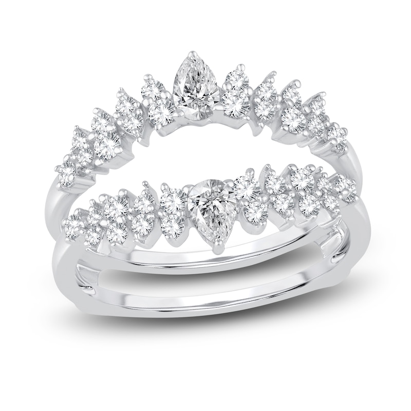 Main Image 1 of Diamond Enhancer Ring 1 ct tw Round 14K White Gold