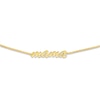 Thumbnail Image 2 of "MAMA" Choker Necklace 14K Yellow Gold 16" Adj.