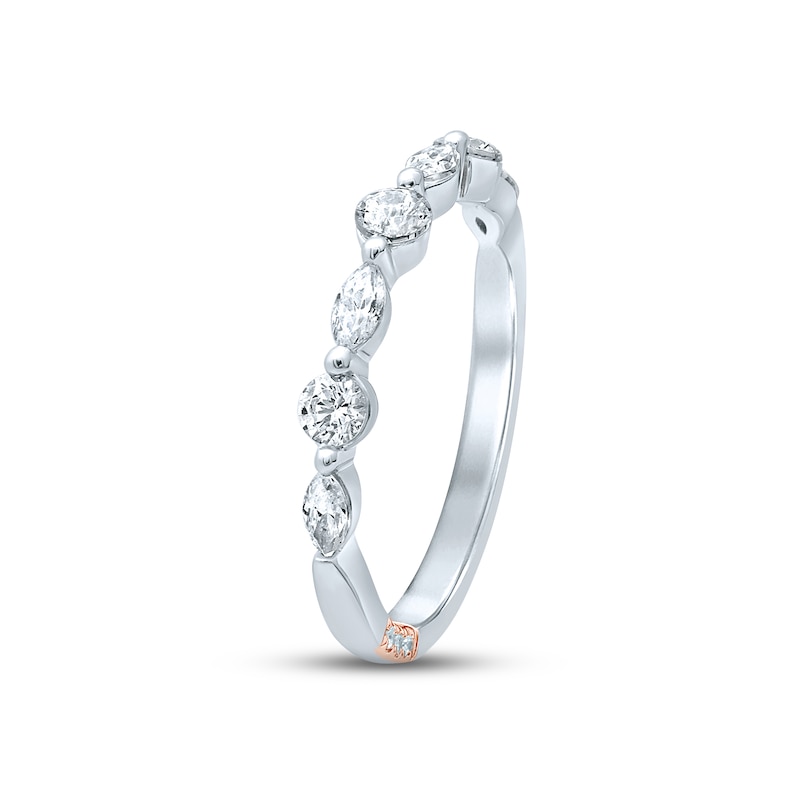 Main Image 2 of Pnina Tornai Diamond Anniversary Ring 5/8 ct tw Marquiese/ Round 14K White Gold