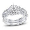 Thumbnail Image 1 of Diamond Bridal Set 5/8 ct tw Round 10K White Gold
