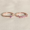 Thumbnail Image 4 of Juliette Maison Natural Rhodolite Garnet Ring 10K White Gold