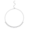 Thumbnail Image 0 of Shy Creation Diamond Necklace 2 ct tw Round/Pear 14K White Gold 18" SC55019851