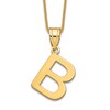Thumbnail Image 1 of Initial B Charm 14K Yellow Gold 18"