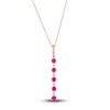 Thumbnail Image 1 of Le Vian Natural Ruby Necklace 1/8 ct tw Diamonds 14K Strawberry Gold