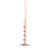 Thumbnail Image 2 of Le Vian Natural Ruby Necklace 1/8 ct tw Diamonds 14K Strawberry Gold