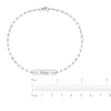 Thumbnail Image 2 of Personalized ID Bracelet Diamond Accents Sterling Silver 7.5"