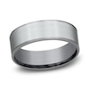 Thumbnail Image 0 of Men's Wedding Band Tantalum/14K White Gold 7.5mm