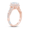 Thumbnail Image 2 of Pnina Tornai Lab-Grown Diamond Engagement Ring 2-3/8 ct tw Oval/Round 14K Rose Gold