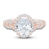 Thumbnail Image 3 of Pnina Tornai Lab-Grown Diamond Engagement Ring 2-3/8 ct tw Oval/Round 14K Rose Gold