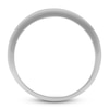 Thumbnail Image 3 of Men's Natural Black Sapphire Wedding Band 14K White Gold 5.5mm