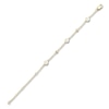 Thumbnail Image 2 of Freshwater Cultured Pearl Bracelet 1/20 ct tw Diamonds 14K Yellow Gold 7"