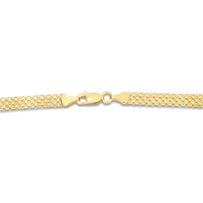 Main Image 3 of Hollow Bismark Chain Necklace 14K Yellow Gold 18" 4.7mm