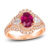 Thumbnail Image 1 of Le Vian Natural Ruby Ring 1 ct tw Diamonds 18K Strawberry Gold
