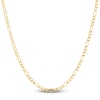 Thumbnail Image 1 of Solid Figaro Chain Necklace 14K Yellow Gold 16" 3.8mm