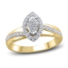 Thumbnail Image 1 of Diamond Promise Ring 1/4 ct tw Round 14K Yellow Gold