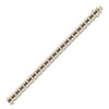 Thumbnail Image 2 of The New Fashioned Men's Bourbon-Colored & White Diamond Bracelet 2 ct tw Round 10K Yellow Gold 8.5"