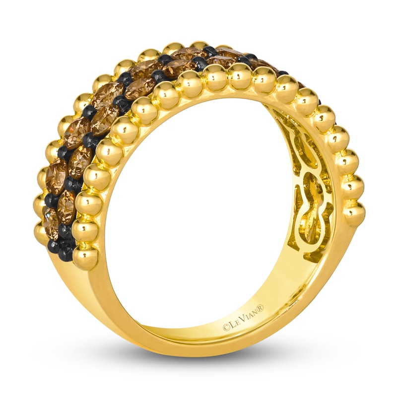 Main Image 2 of Le Vian Dolce D'Oro Chocolate Diamond Ring 1-3/8 ct tw 14K Honey Gold