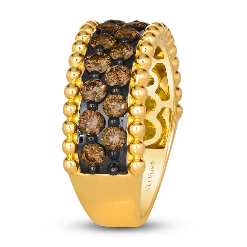 Main Image 3 of Le Vian Dolce D'Oro Chocolate Diamond Ring 1-3/8 ct tw 14K Honey Gold