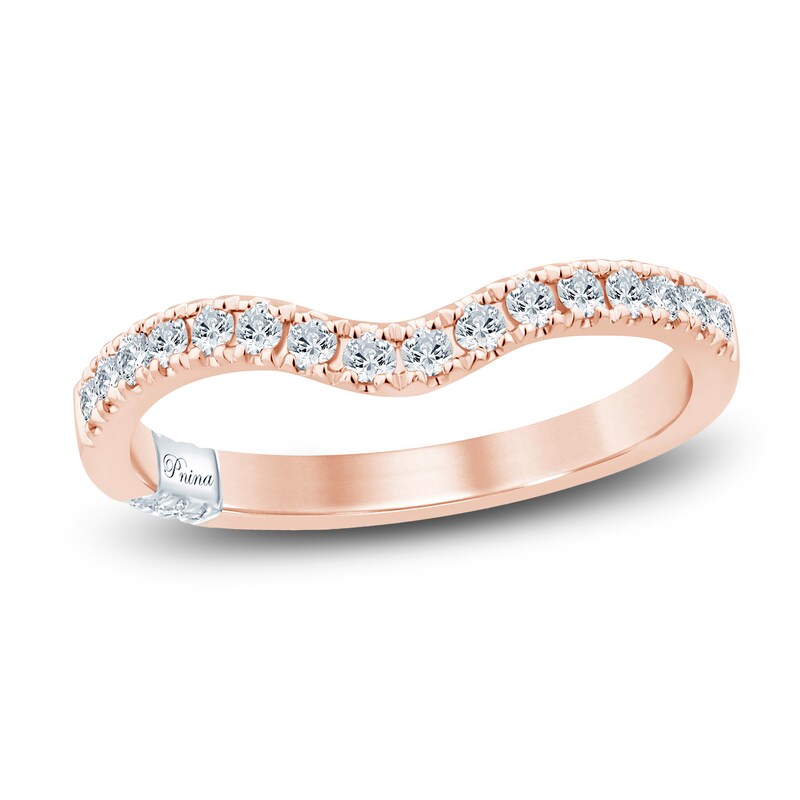 Main Image 1 of Pnina Tornai Diamond Contour Wedding Band 1/3 ct tw 14K Rose Gold