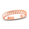 Thumbnail Image 1 of High-Polish Twisted Wedding Band 14K Rose Gold 3.47mm