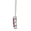 Thumbnail Image 1 of Le Vian Natural Ruby & Diamond Pendant Necklace 1/5 ct tw Platinum