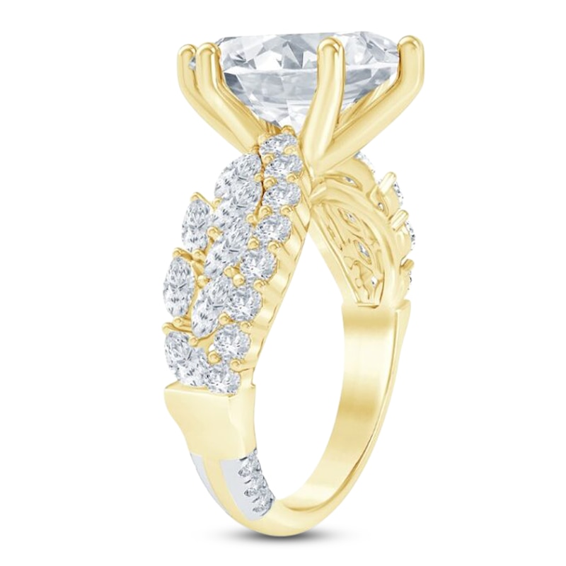 Main Image 2 of Pnina Tornai Lab-Grown Diamond Marquise-Cut Engagement Ring 3 ct tw 14K Yellow Gold
