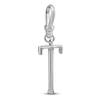 Thumbnail Image 2 of Charm'd by Lulu Frost Diamond Letter T Charm 1/15 ct tw Pavé Round 10K White Gold