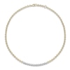 Thumbnail Image 2 of Matinee by A Link Diamond Abbracci Necklace 1 ct tw 18K Two-Tone Gold 17.25"