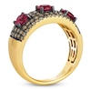 Thumbnail Image 2 of Le Vian Ruby Ring 7/8 ct tw Diamonds 14K Honey Gold