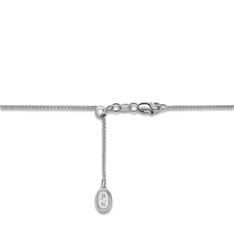 Main Image 3 of Blue Nile X Jared Diamond Graduated Tennis Necklace 3 ct tw 14K White Gold 22"