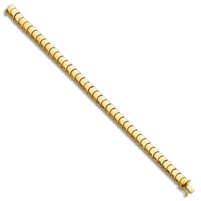 Main Image 2 of Blue Nile X Jared Curve Link Bracelet 14K Yellow Gold 7.5"