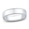 Thumbnail Image 1 of Men's Polished Milgrain Wedding Band 14K White Gold 6mm