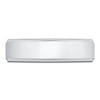 Thumbnail Image 3 of Men's Polished Milgrain Wedding Band 14K White Gold 6mm