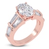 Thumbnail Image 2 of Oval-Cut Created By Jared Studio Lab-Created Diamond Engagement Ring 3-1/2 ct tw 14K Rose Gold