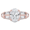Thumbnail Image 3 of Oval-Cut Created By Jared Studio Lab-Created Diamond Engagement Ring 3-1/2 ct tw 14K Rose Gold
