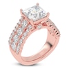 Thumbnail Image 2 of Princess-Cut Created By Jared Studio Lab-Grown Diamond Engagement Ring 3-3/4 ct tw 14K Rose Gold