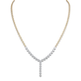 Matinee by A Link Diamond Abbracci Y-Drop Necklace 2 ct tw 18K Yellow Gold 18"