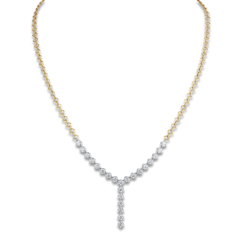 Main Image 1 of Matinee by A Link Diamond Abbracci Y-Drop Necklace 2 ct tw 18K Yellow Gold 18"