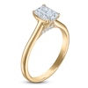 Thumbnail Image 2 of Radiant-Cut Lab-Grown Diamond Solitaire Plus Engagement Ring 1 ct tw 18K Yellow Gold (VS2/F)