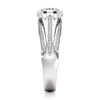 Thumbnail Image 3 of J'Lure Lab-Grown Diamond Radiant Brilliant-Cut Engagement Ring 2-3/8 ct tw 18K White Gold