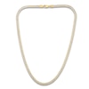 Thumbnail Image 1 of Diamond-Cut Popcorn Chain Necklace 4.25mm Semi-Solid 14K Two-Tone Gold 22"
