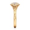 Thumbnail Image 3 of J'Lure Hexagon Brilliant-Cut Lab-Grown Diamond Engagement Ring 2-1/6 ct tw 18K Yellow Gold