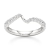 Thumbnail Image 1 of J'Lure Lab-Grown Diamond Contour Wedding Band 3/8 ct tw 18K White Gold