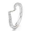 Thumbnail Image 4 of J'Lure Lab-Grown Diamond Contour Wedding Band 3/8 ct tw 18K White Gold