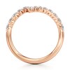 Thumbnail Image 2 of J'Lure Lab-Grown Diamond Contour Wedding Band 1/2 ct tw 18K Rose Gold