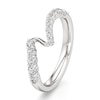 Thumbnail Image 4 of J'Lure Lab-Grown Diamond Contour Wedding Band 3/8 ct tw 18K White Gold