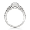 Thumbnail Image 2 of J'Lure Square-Emerald Step-Cut Lab-Grown Diamond Engagement Ring 3-1/2 ct tw 18K White Gold